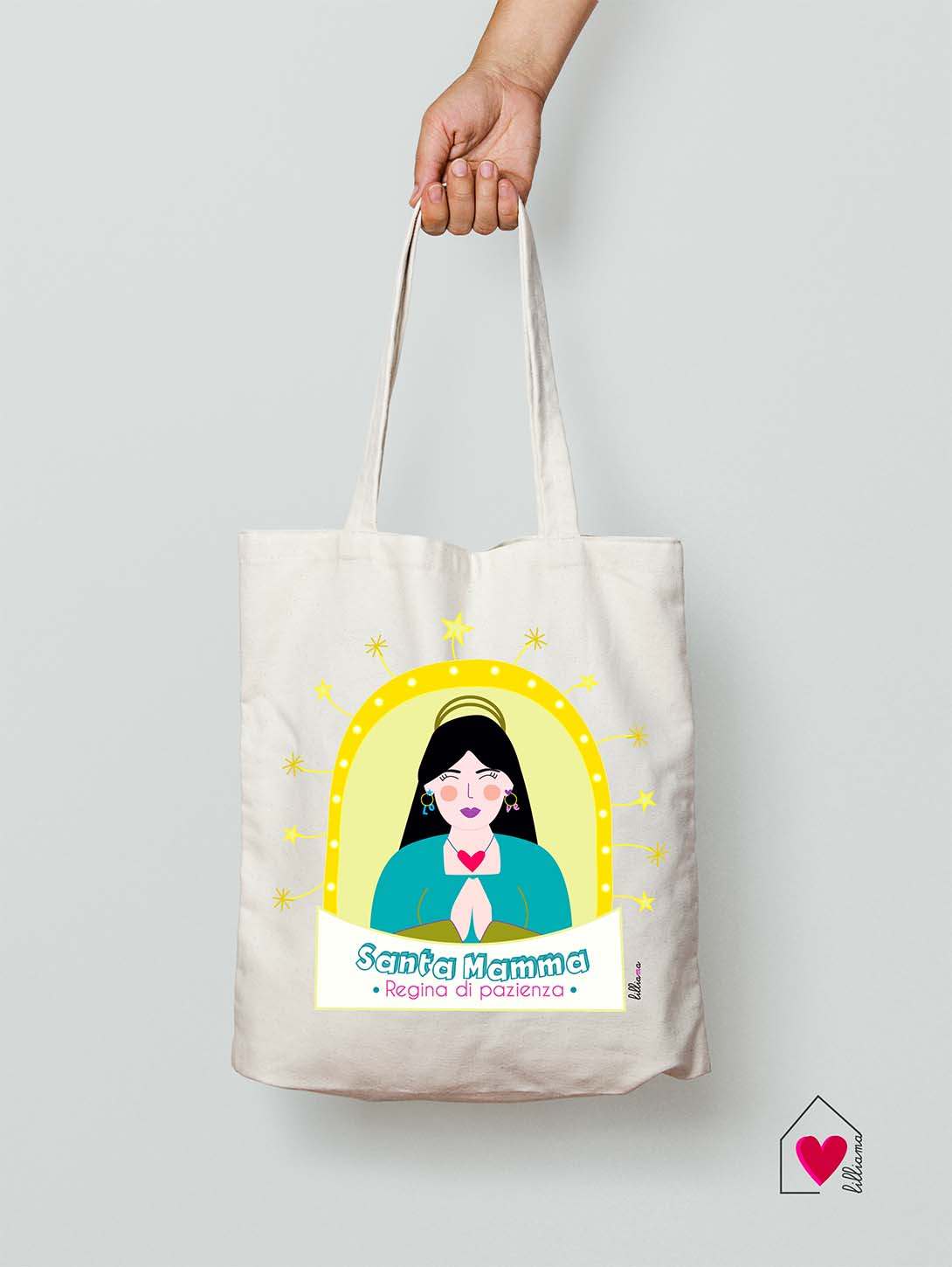 - Tote bag. "Santa mamma"
