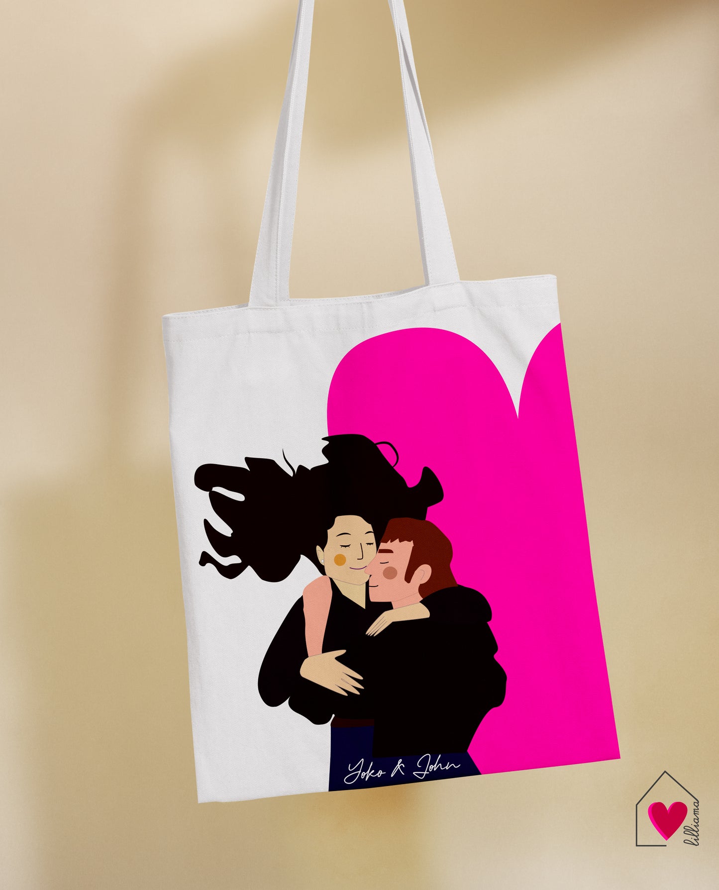 Borsetta: "I love yoko ono"